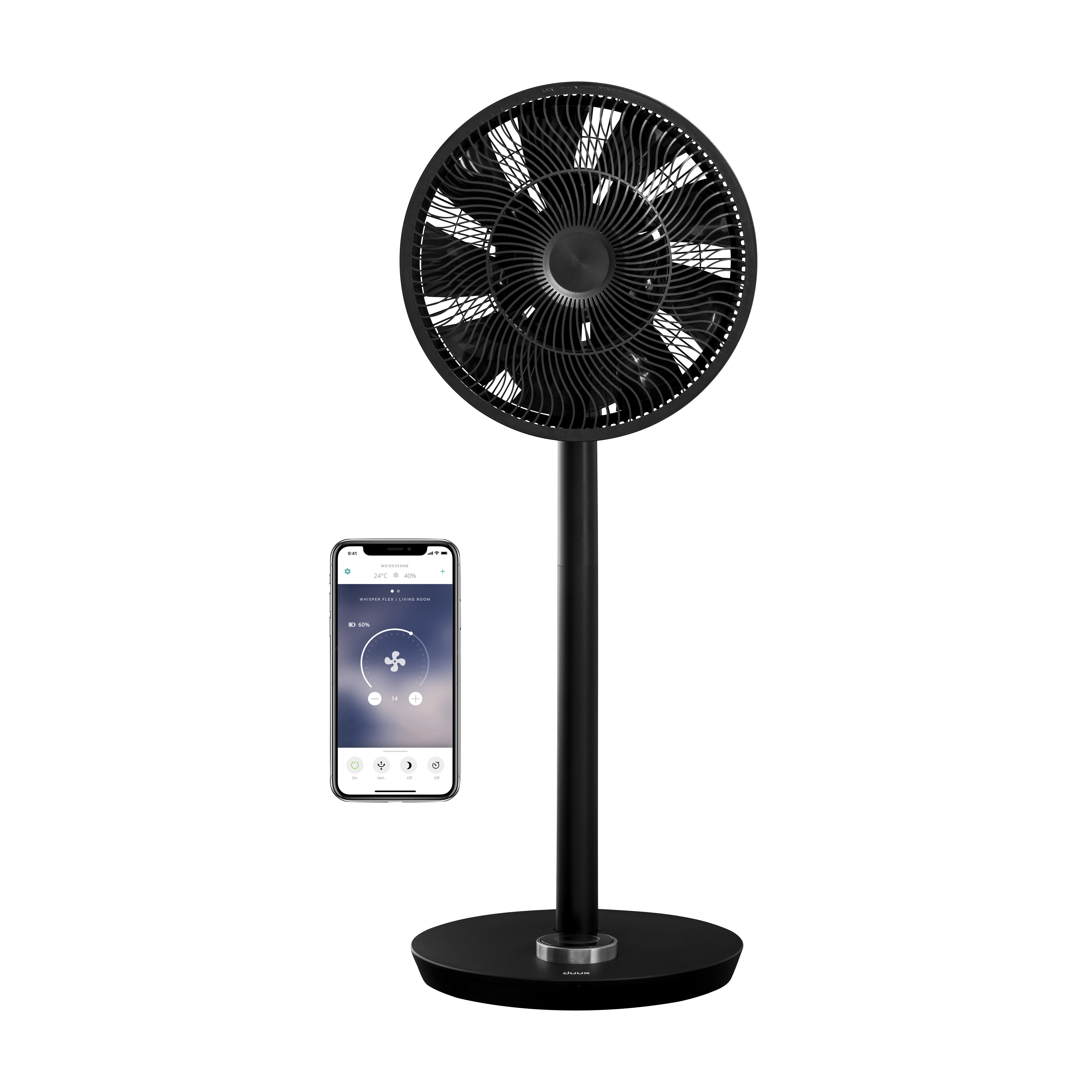 Duux Whisper Flex Gulvventilator 3 Duux Whisper Flex Gulvventilator