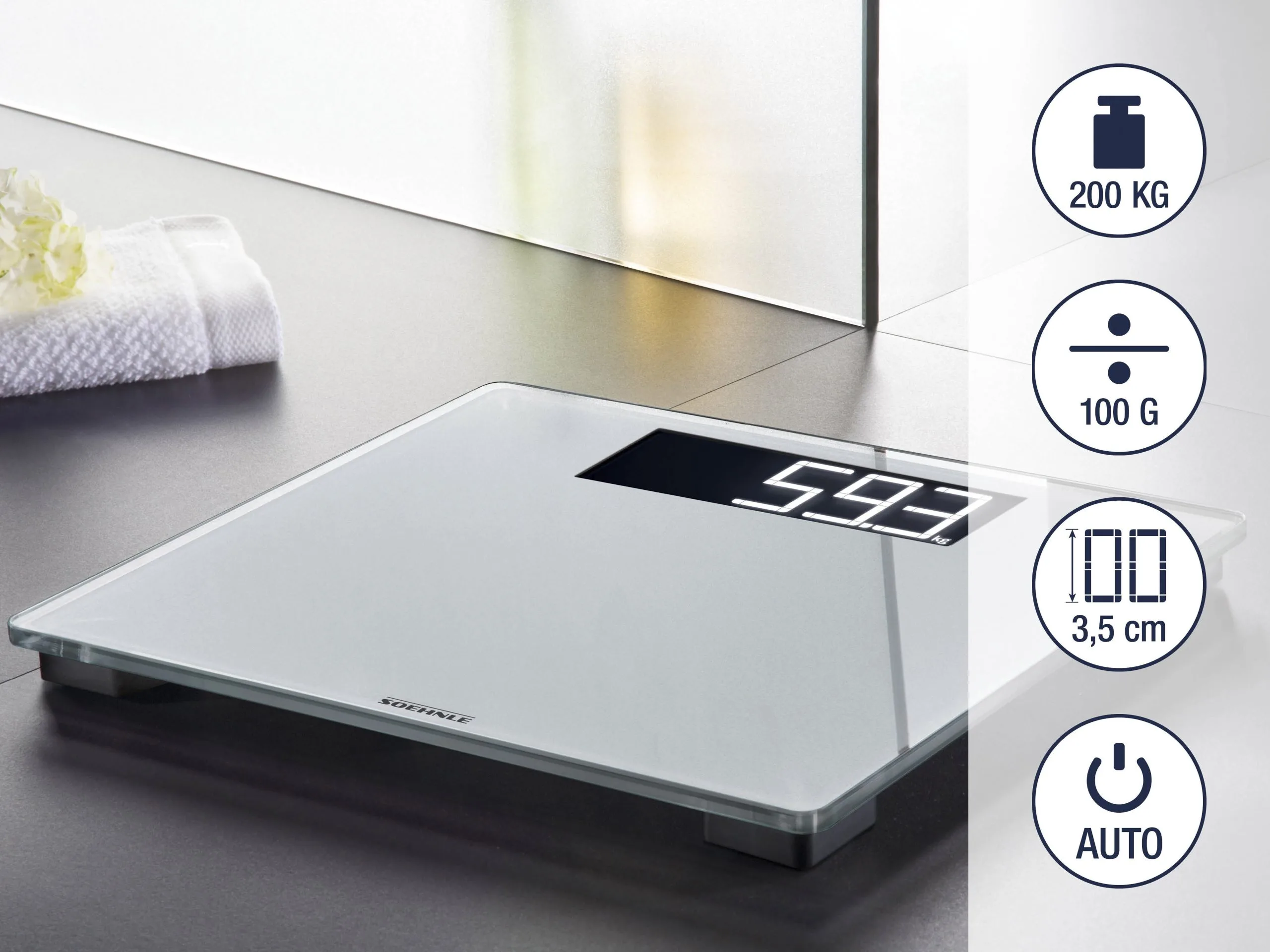 Soehnle Style Sense Comfort 600 Personvægt 9 Soehnle Style Sense Comfort 600 Personvægt - Billede 7