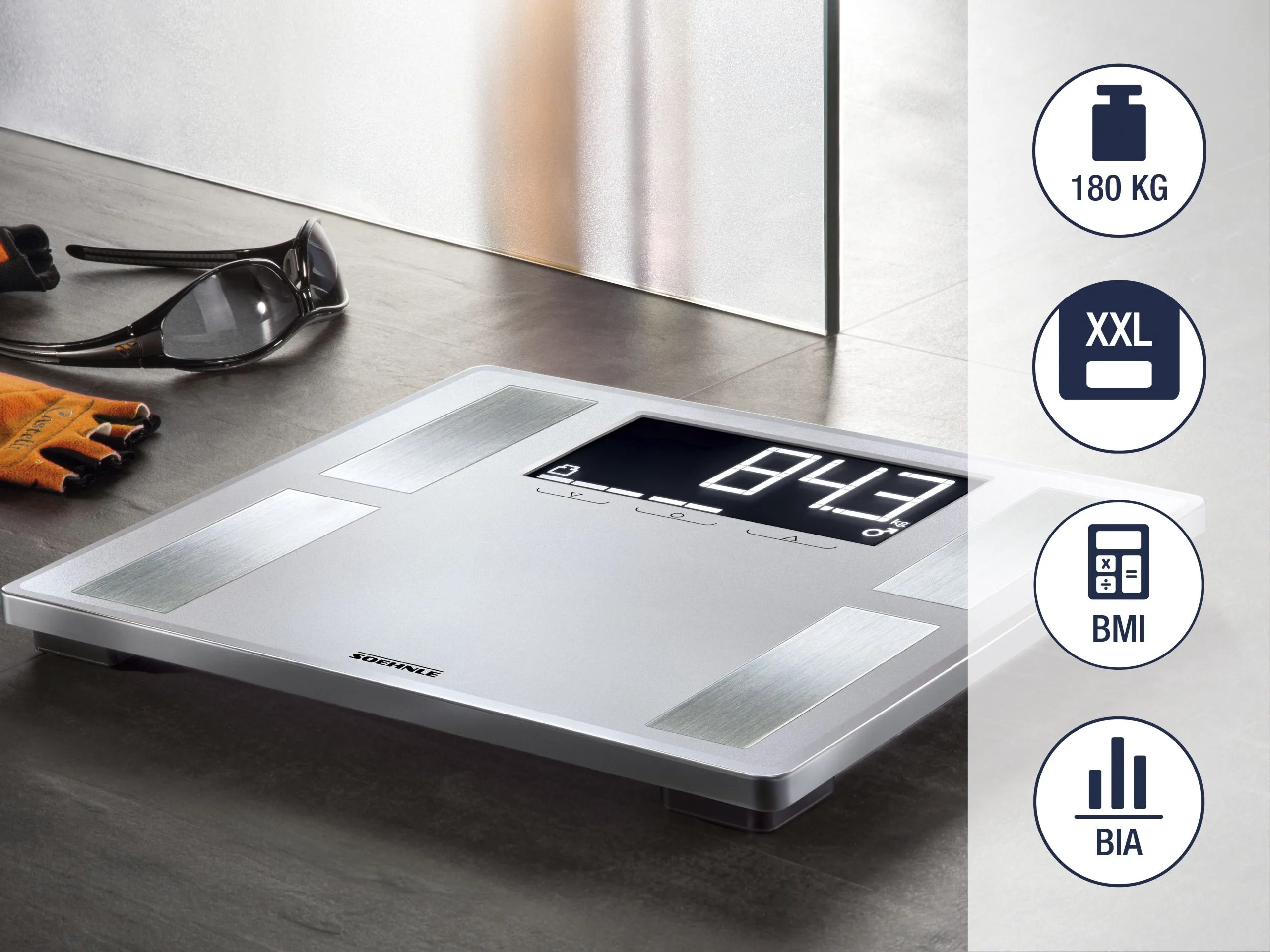 Soehnle Shape Sense Profi 200 Kropsanalysevægt 8 Soehnle Shape Sense Profi 200 Kropsanalysevægt - Billede 6