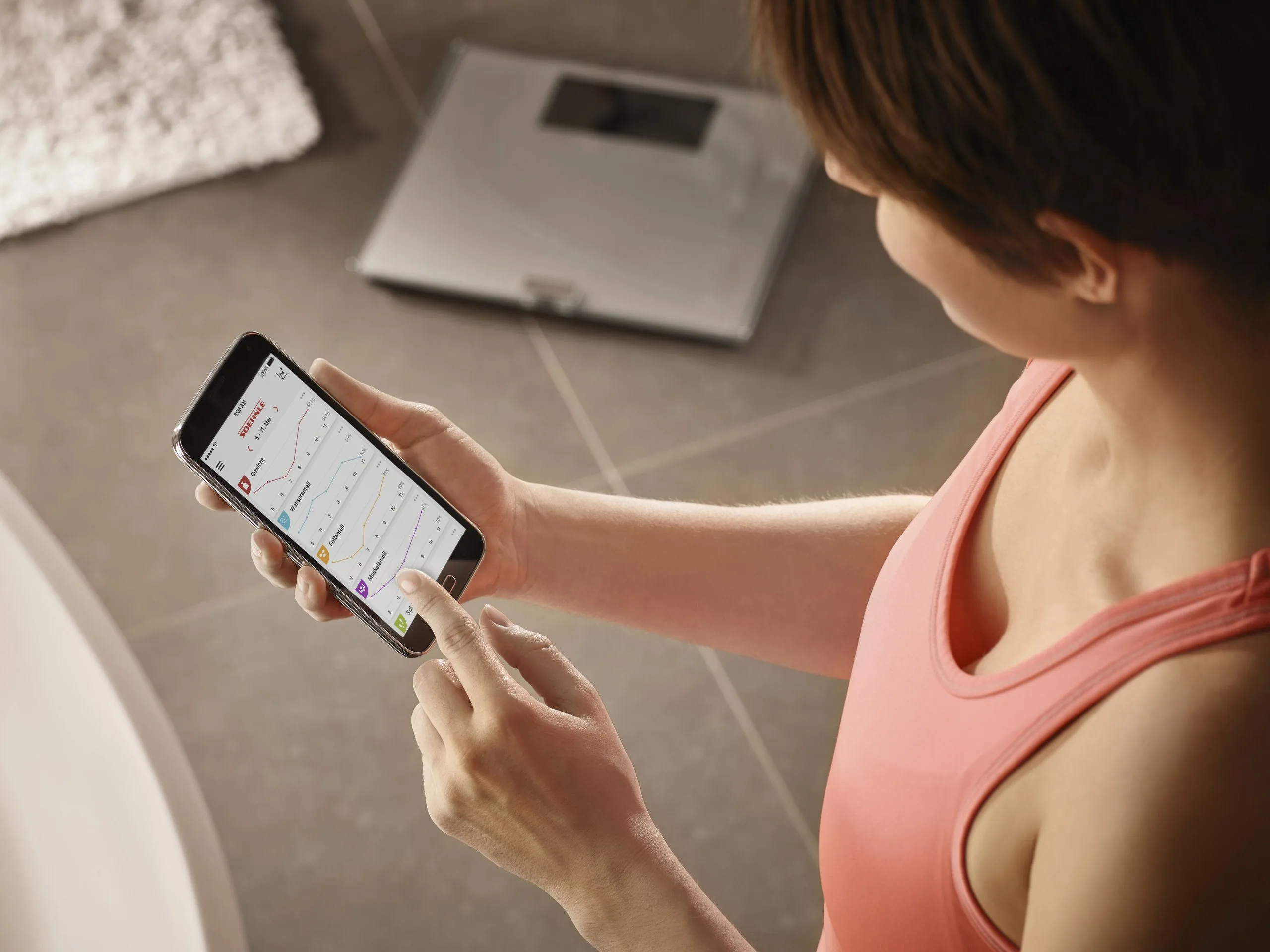 Soehnle Shape Sense Connect 200 Kropsanalysevægt 12 Soehnle Shape Sense Connect 200 Kropsanalysevægt - Billede 10