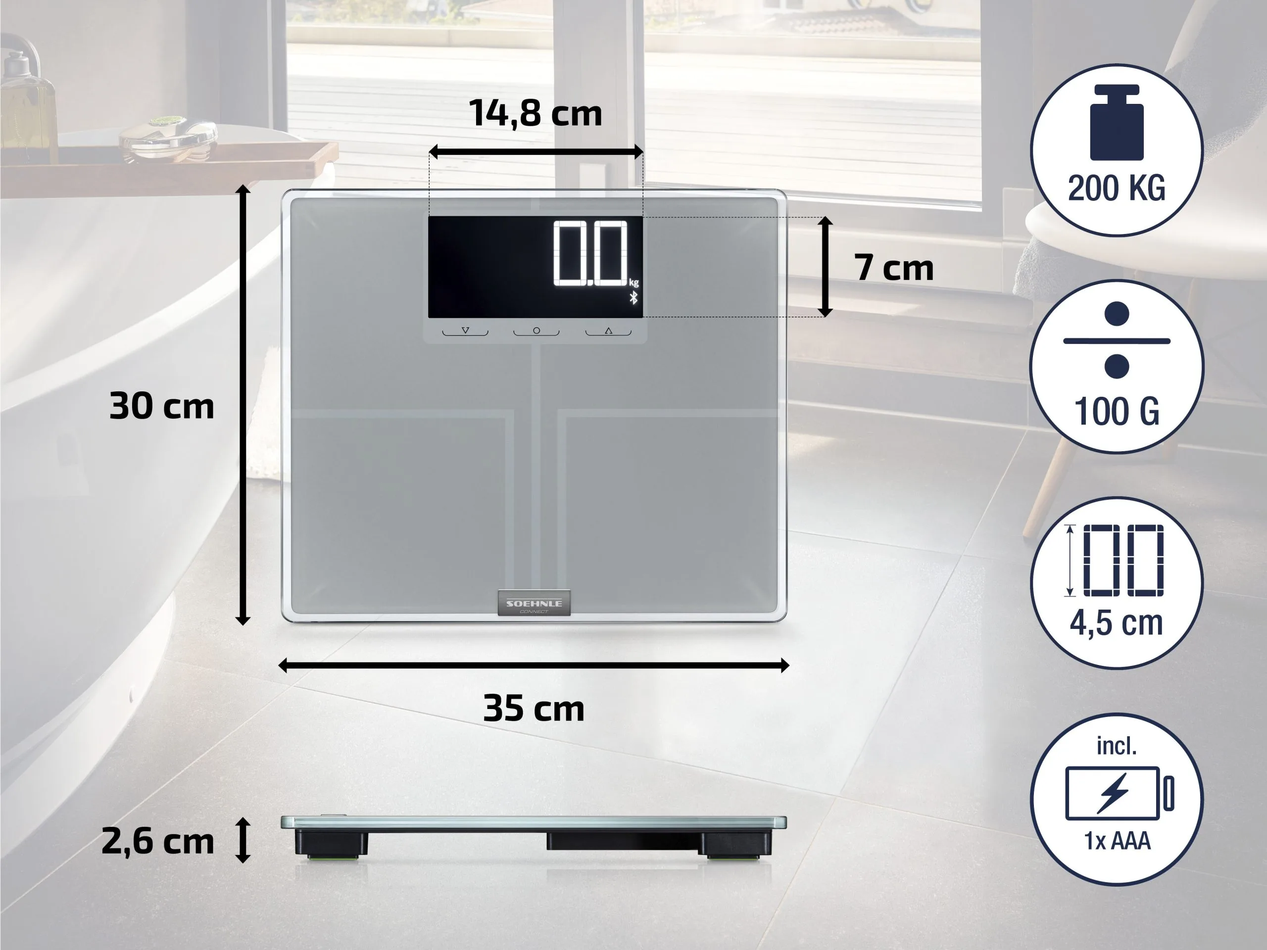 Soehnle Shape Sense Connect 200 Kropsanalysevægt 14 Soehnle Shape Sense Connect 200 Kropsanalysevægt - Billede 12