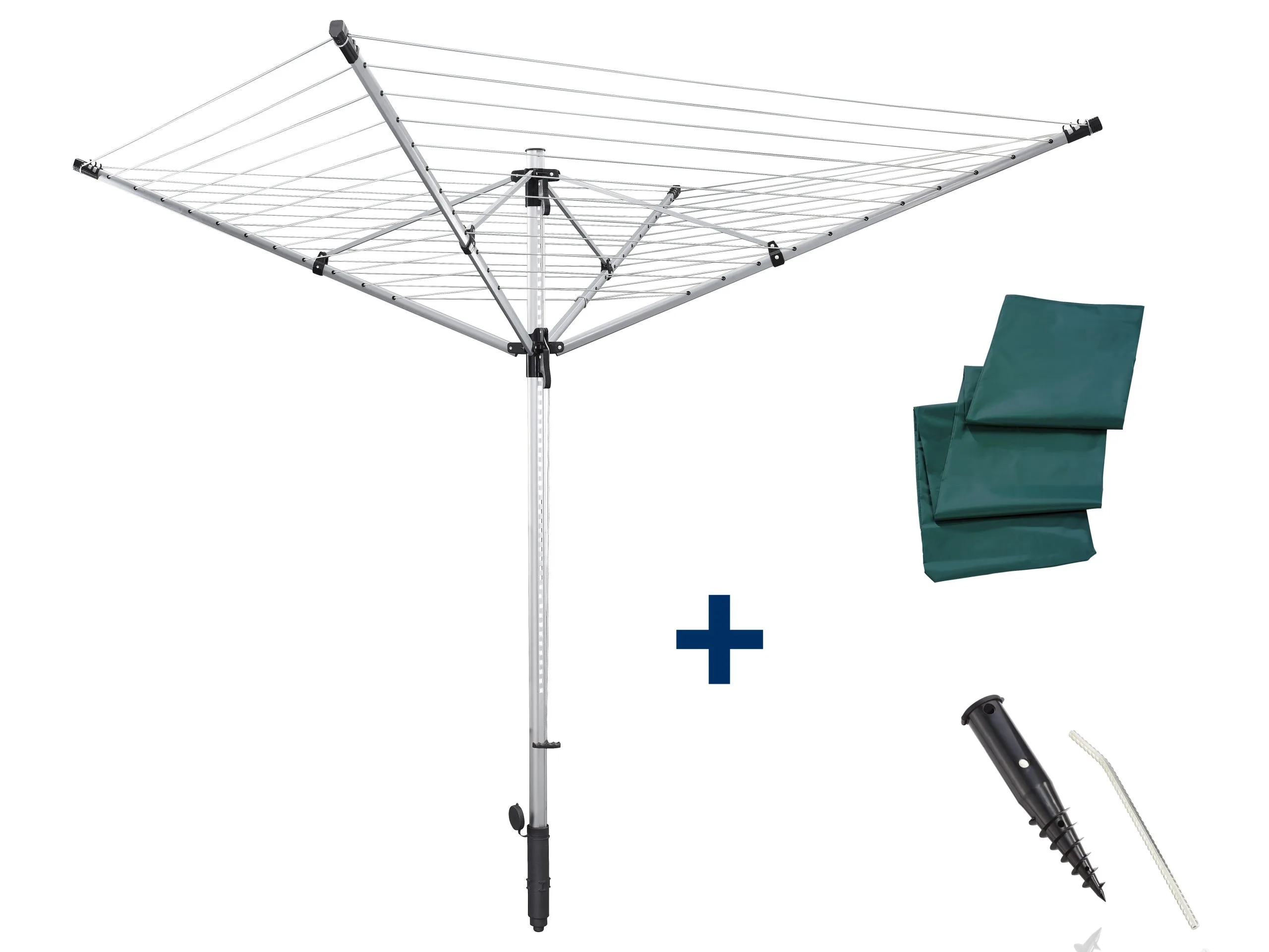 Leifheit Linolift 600 QuickStart Plus Paraplytørrestativ 4 Leifheit Linolift 600 QuickStart Plus Paraplytørrestativ - Billede 2