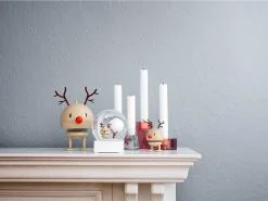 Reindeer Snow Globe Hoptimist -Leifheit Butik 26378 env 2 high