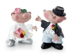 Medusa Copenhagen Snuffel Brudepar Figur -Leifheit Butik 831002 high